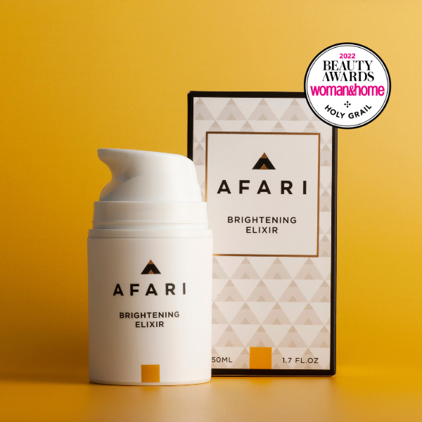 Award winning Afari Brightening Elixir Serum is South African skincare  enriched with indigenous Bulbine which helps even skin tone and fade dark marks, spots and pigmentation