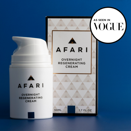 Overnight Regenerating Cream Afari Skincare South Africa, cell renewal, clean, overnight cream, regenerate, skincare, sleep cream